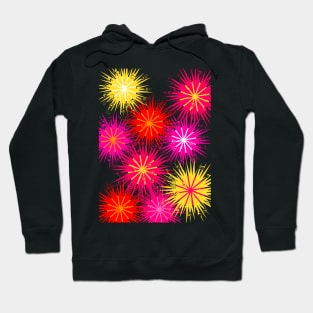 Abstract Flowers Hoodie